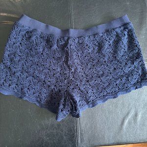 Lilly Pulitzer Lacie Shorts XL Navy Anchor